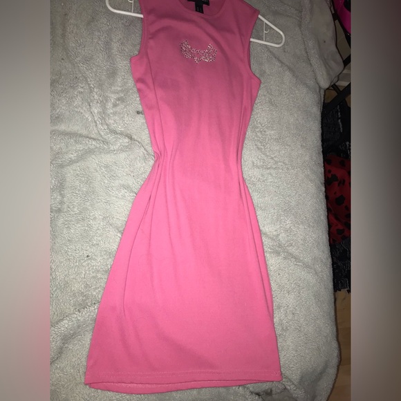 Skin tight hot pink dress - Picture 2 of 3